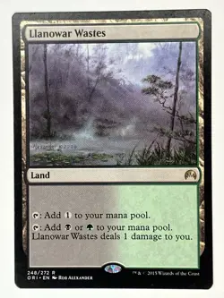 Llanowar Wastes LP Magic Origins 248/272 MTG Magic: The Gathering Regular - Image 1