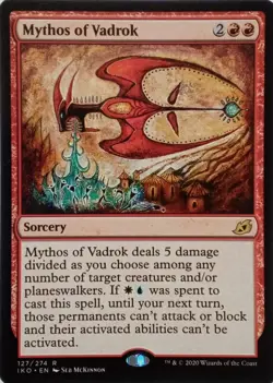 127/274 MYTHOS OF VADROK RARE IKORIA: LAIR OF BEHEMOTHS MTG CARD - Image 1
