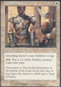 Mobilization - Medium Play MTG Onslaught - Image 1