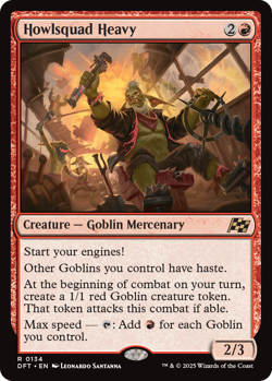 Howlsquad Heavy 0134 ~ Rare NM MTG Aetherdrift - Image 1