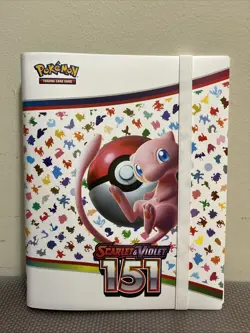 Pokemon Scarlet & Violet 151 Binder Only, No Pokemom Cards - Image 1