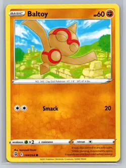 Baltoy #144/264 SWSH08: Fusion Strike Common - Pokemon Cards F38 - Image 1