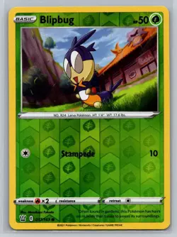 Blipbug #017/163 SWSH05: Battle Styles Reverse Holo Common - Pokemon Cards H38 - Image 1