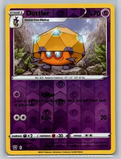 Dottler #064/163 SWSH05: Battle Styles Reverse Holo Uncommon - Pokemon Cards H38 - Image 1