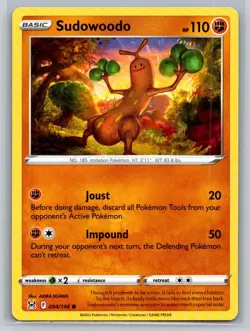 Sudowoodo #094/196 SWSH11: Lost Origin Common - Pokemon Cards F38 - Image 1