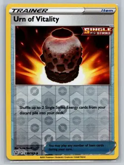 Urn of Vitality #139/163 SWSH05: Battle Styles Reverse Holo Uncommon Pokemon H38 - Image 1