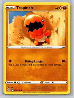 Trapinch #074/172 SWSH09: Brilliant Stars Common - Pokemon Cards F38 - Image 1