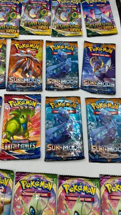 Pokemon Booster Packs Evolving Skies Sun Moon Sword Shield Vivid Voltage Evoluti - Image 4