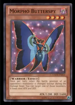 Yugioh Morpho Butterspy #GAOV-EN012 Galactic Overlord LP - Image 1