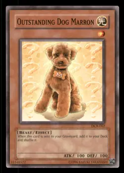 Yugioh Outstanding Dog Marron #DCR-062 Dark Crisis LP - Image 1