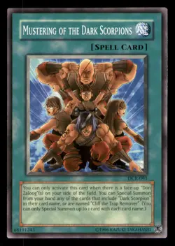 Yugioh Mustering of the Dark Scorpions #DCR-093 Dark Crisis LP - Image 1