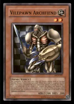 Yugioh Vilepawn Archfiend #DCR-067 Dark Crisis LP - Image 1