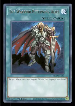 Yugioh The Warrior Returning Alive #KICO-EN052 King's Court LP - Image 1