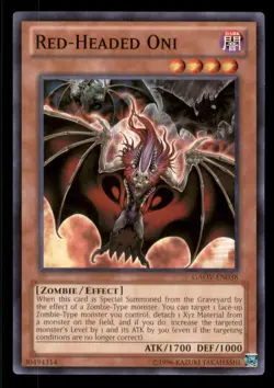 Yugioh Red-Headed Oni #GAOV-EN038 Galactic Overlord LP - Image 1