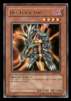 Yugioh Des Feral Imp #DCR-014 Dark Crisis LP - Image 1