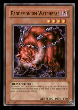 Yugioh Pandemonium Watchbear #DCR-058 Dark Crisis LP - Image 1