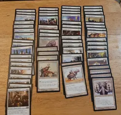 Mtg White Creatures Rhinos/Elephants Inspired Lot - 50+ Cards - Image 1