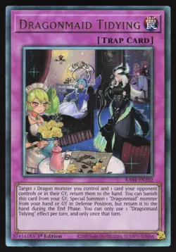 Dragonmaid Tidying - RA04-EN102 - Ultimate Rare - 1st Edition Yugioh - Image 1