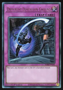 Different Dimension Ground - RA04-EN101 - Ultimate Rare - 1st Edition Yugioh - Image 1