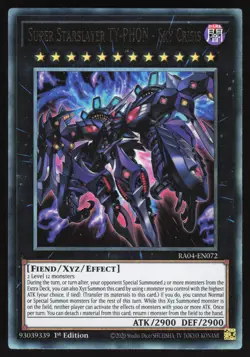 Super Starslayer TY-PHON - Sky Crisis - RA04-EN072 - Ultimate Rare - Yugioh - Image 1