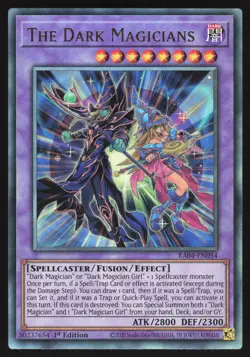 The Dark Magicians - RA04-EN054 - Ultimate Rare - 1st Edition Yugioh - Image 1