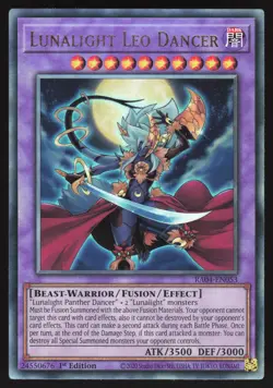 Lunalight Leo Dancer - RA04-EN053 - Ultimate Rare - 1st Edition Yugioh - Image 1