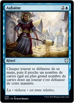 MTG Magic KHC - Windfall/Aubaine, French/VF - Image 1