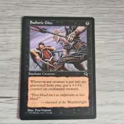 MTG Sadistic Glee Tempest NM + EXTRAS. - Image 1
