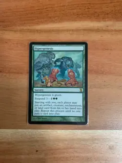 x1 MTG Hypergenesis LP Time Spiral - Magic the Gathering MTG - Green - Image 1