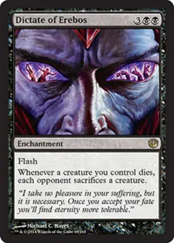 1x Dictate of Erebos Light Play, English Journey Into Nyx MTG Magic - Image 1
