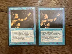 Magic The Gathering 2X Counterspell Ice Age #64 - Image 1