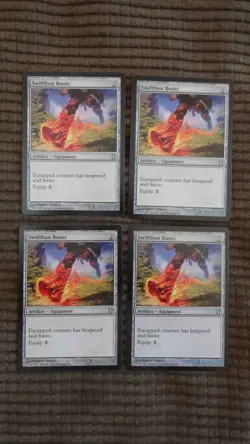 Magic: the Gathering / MtG Swiftfoot Boots x4 C13 - Image 1