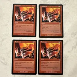Magic the Gathering MTG Accelerate Play Set Of 4 Cards - Image 1