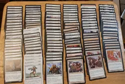 Mtg White Creatures Rebels/Warriors/Samurai Inspired Lot - 150+ Cards - Image 1