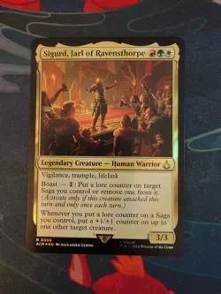MTG Sigurd, Jarl of Ravensthorpe (Foil) [Assassin's Creed, Near Mint] - Image 1