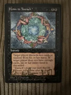 Autographed Hymn To Tourach by Liz Danforth, Magic: The Gathering - Image 1