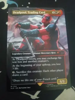 1x MTG Deadpool, Trading Card - Secret Lair Drop Series (SLD) #1753 - Image 1