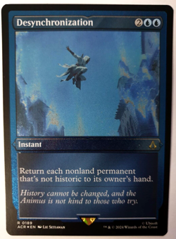 MTG Assassin's Creed - Desynchronization - Etched FOIL Rare - 0189 NM - Image 1