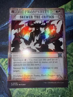 Skewer the Critics Outlaws of Thunder Junction: Breaking News Foil - Image 1