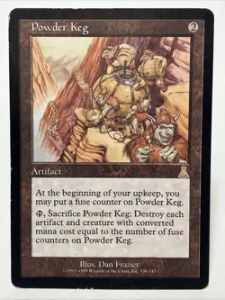 Powder Keg MTG Urza's Destiny NonFoil MP Moderate Play See Pics For Detail - Image 2