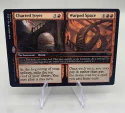 MTG Charred Foyer Warped Space DSK Mythic Regular #129 - Image 1