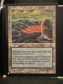 Peat Bog Mercadian Masques Regular NM The List Mystery MTG Magic Card - Image 1