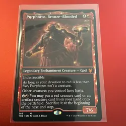 Purphoros, Bronze-Blooded - Showcase English MTG Theros Beyond Death - Image 1