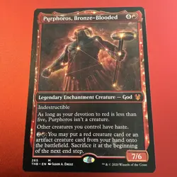 Purphoros, Bronze-Blooded - Showcase English MTG Theros Beyond Death - Image 2