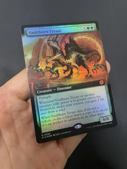 MTG Magic The Gathering Vaultborn Tyrant Extended Art Foil MINT - Image 1
