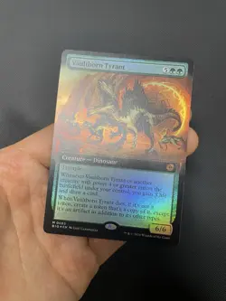 MTG Magic The Gathering Vaultborn Tyrant Extended Art Foil MINT - Image 2