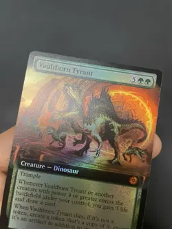 MTG Magic The Gathering Vaultborn Tyrant Extended Art Foil MINT - Image 4