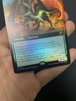 MTG Magic The Gathering Vaultborn Tyrant Extended Art Foil MINT - Image 5