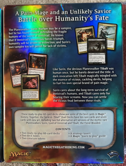 MTG SEALED Magic the Gathering Duel Decks Sorin vs Tibalt - Two 60 Card Decks - Image 2