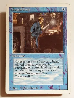 ►MAGICAL HACK ►REVISED 3.EDITION 1994 ►VG ►BLUE BLAU ►MAGIC ►MTG Kupferstecher - Image 1
